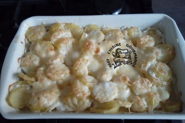 gratin dauphinois au lait de coco (cookéo ou pas)